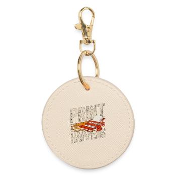 Designer d’impression Print Happens Designer créatif - Porte-clés rond - huître - Devant