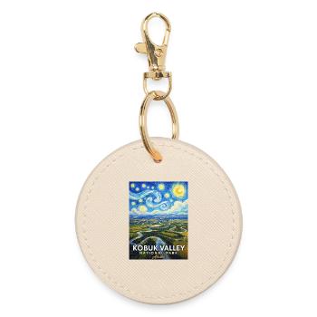 Parc national de la vallée de Kobuk, Alaska - Porte-clés rond - huître - Devant