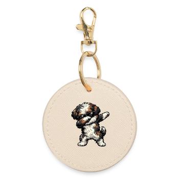 Dabing de Bolonka Zwetna - Porte-clés rond - huître - Devant