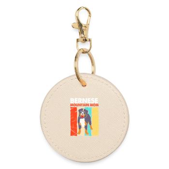 Bernese Mountain Dog - Round Keyring - oyster - Front