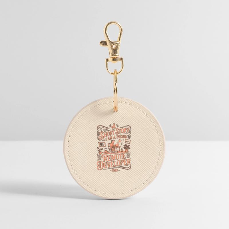 Remote Developer A Short Story I Am Web Programmer Round Keyring