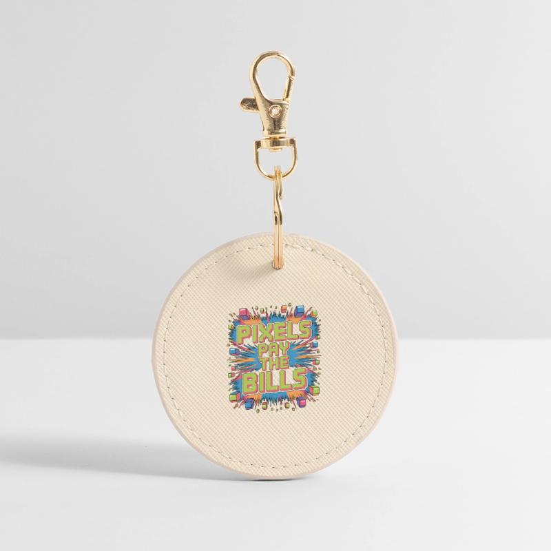 Game Developer Pixels Pay The Bills Web Developer Round Keyring