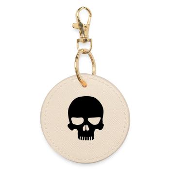 Skull original - Round Keyring - oyster - Front