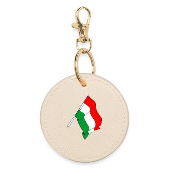 flag Hungary - Round Keyring - oyster - Front