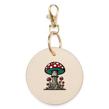 Champignons Fungo Funghi - Porte-clés rond - huître - Devant