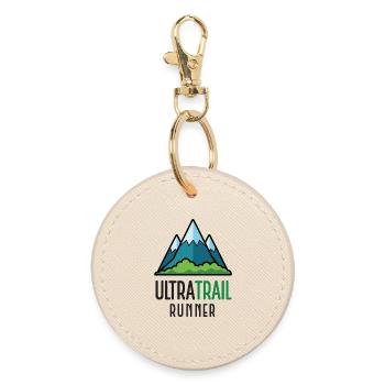 Coureur UltraTrail - Porte-clés rond - huître - Devant
