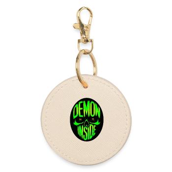 Demon inside - Round Keyring - oyster - Front