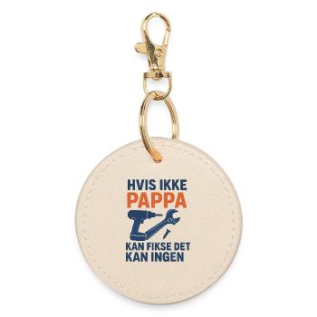 Si papa ne peut pas le réparer - Porte-clés rond - huître - Devant
