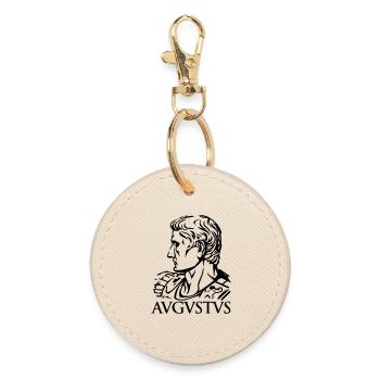 Auguste empereur romain « AVGVSTVS » Histoire Hommage - Porte-clés rond - huître - Devant