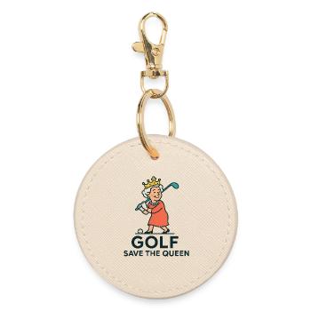 Golf save the Queen 2 - Porte-clés rond - huître - Devant
