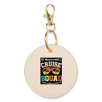Équipe de croisière dans les Caraïbes - Porte-clés rond - huître - Devant