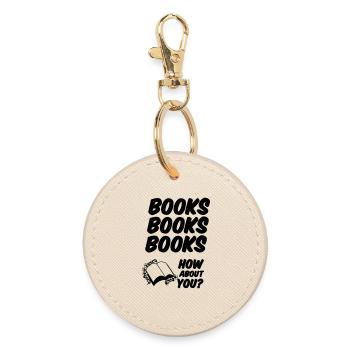 Books, Books, Books (Livres) Cadeau - Porte-clés rond - huître - Devant