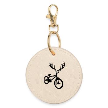 Wilde bmx - Runder Schlüsselanhänger - Auster - Vorne