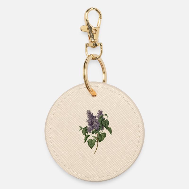 Lilas - lilas - Porte-clés rond - huître