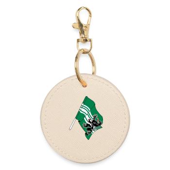 Flagge Ostflandern Belgien - Runder Schlüsselanhänger - Auster - Vorne
