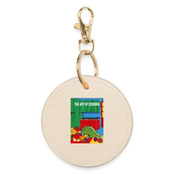 The Art Of Cooking Illustration - Round Keyring - oyster - Front