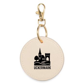 Uckermark Silhouette - Round Keyring - oyster - Front