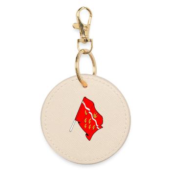 Drapeau de l’East Sussex - Porte-clés rond - huître - Devant