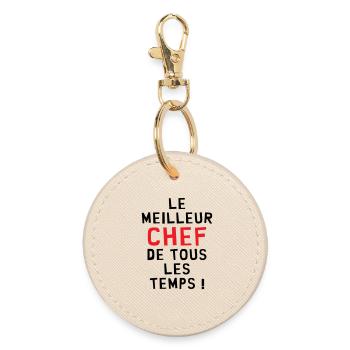 Le Meilleur Chef de tous les temps - Porte-clés rond - huître - Devant
