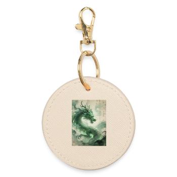 L'Éveil du Dragon : Qinglong - Prospérité Oriental - Porte-clés rond - huître - Devant