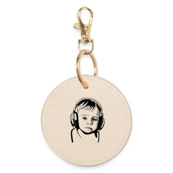 Production musicale de bébé nouvelle génération - Porte-clés rond - huître - Devant