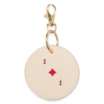 As de Carreau - Porte-clés rond - huître - Devant