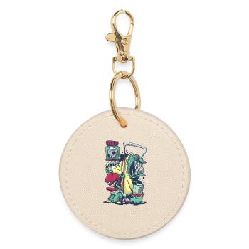 Monsters - Round Keyring - oyster - Front