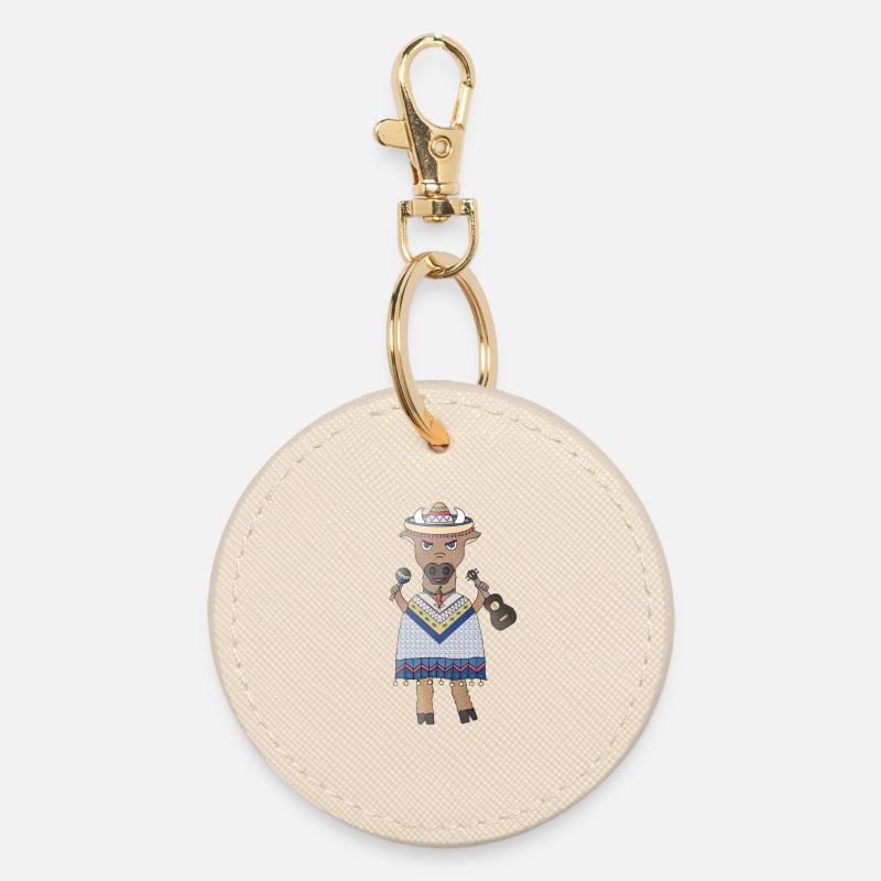 Taurus : le rythme de la samba dans le sang - Porte-clés rond - huître