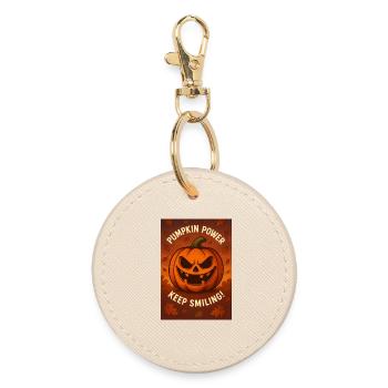 Halloween l - Round Keyring - oyster - Front
