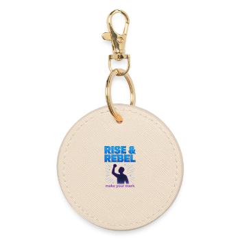 Rise & Rebel Laissez votre empreinte - Porte-clés rond - huître - Devant