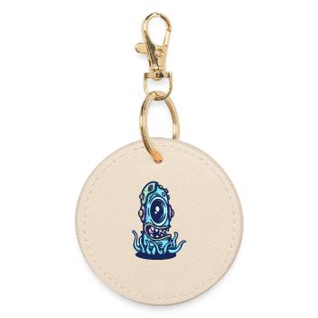 Casque Aquatique de Monstre - Porte-clés rond - huître - Devant