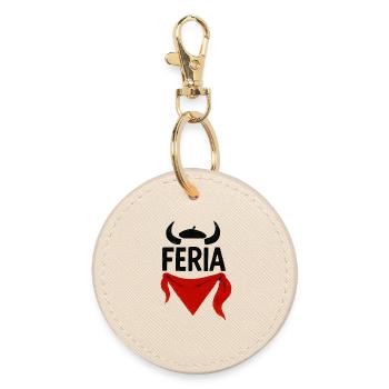 Feria - Basque Country - Round Keyring - oyster - Front