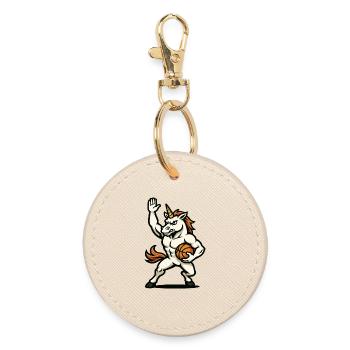 Basketball : Guerrier de la Licorne - Porte-clés rond - huître - Devant