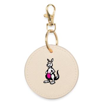 Sport du Kangourou - Porte-clés rond - huître - Devant