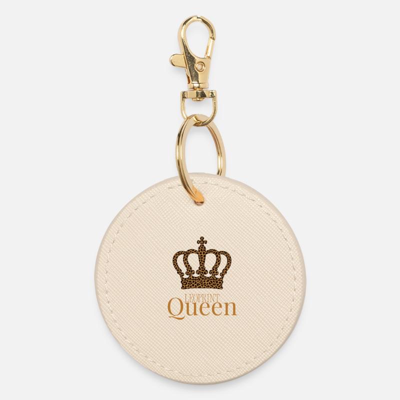 Couronne de Reine Léoimprimée - Porte-clés rond - huître