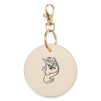 Uni Gris Mort - Porte-clés rond - huître - Devant