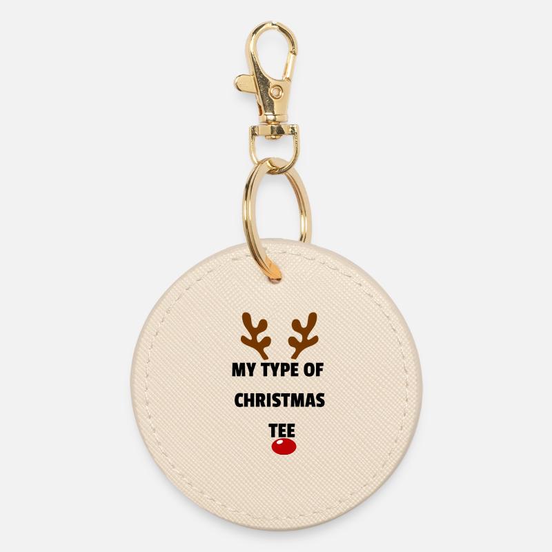 mon type de - Porte-clés rond - huître