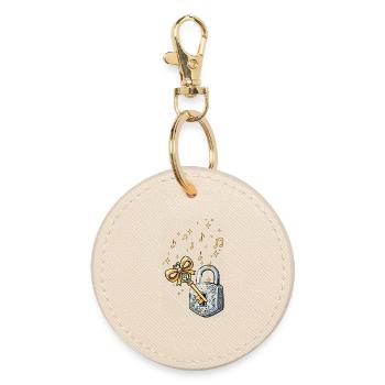 Clé d’or et conte de fées musical - Porte-clés rond - huître - Devant