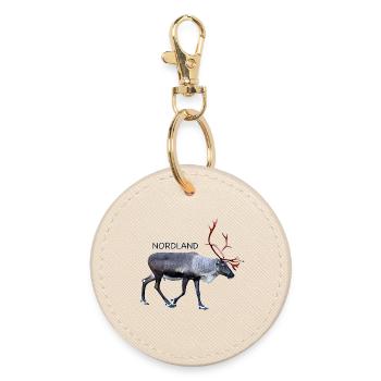 NORDLAND - Round Keyring - oyster - Front