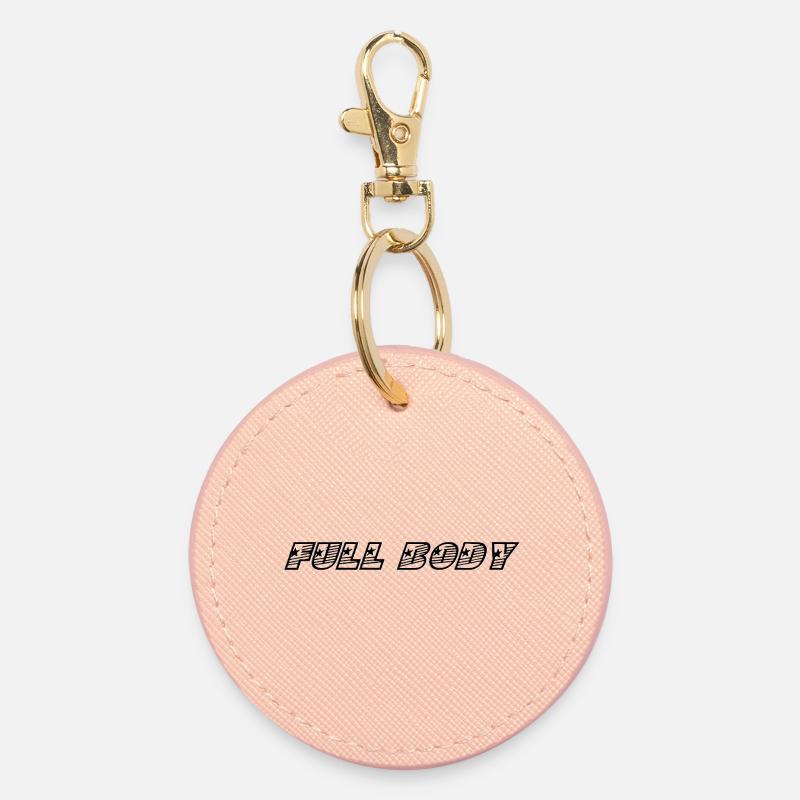 CORPS COMPLET - Porte-clés rond - rose clair