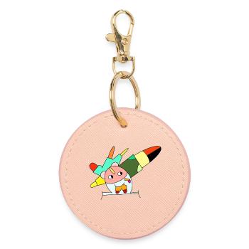 A Class Of Its Own - Round Keyring - light pink - Front