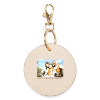 The Holy Family - ( The Holy Family ) - Round Keyring - oyster - Front