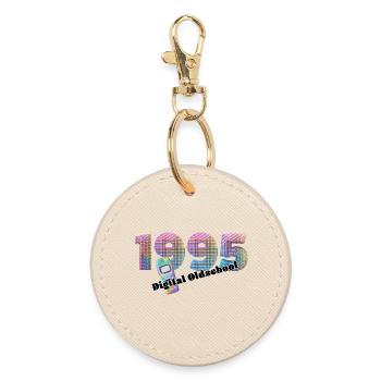 1995 – Style numérique des années 90 - Porte-clés rond - huître - Devant