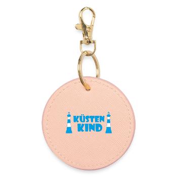 Coastal Child - Round Keyring - light pink - Front