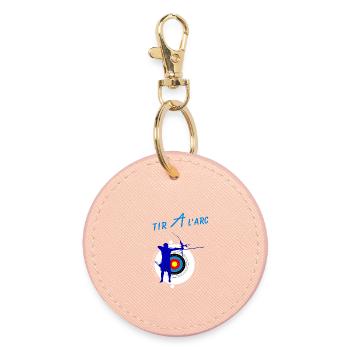 Archery - Round Keyring - light pink - Front