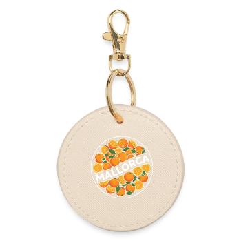 Logo du cercle des oranges de Majorque - Porte-clés rond - huître - Devant