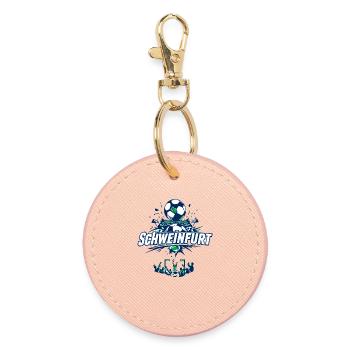 Schweinfurt Football Fan - Round Keyring - light pink - Front