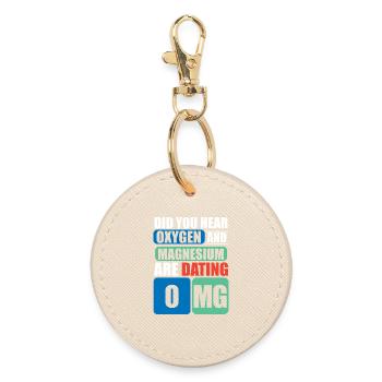 Chimie Chimiste Professeur de chimie Dire science - Porte-clés rond - huître - Devant