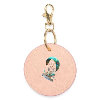 Fantasy Kiter Mystic - Round Keyring - light pink - Front
