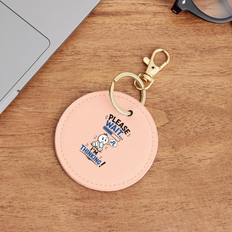 Wait... Loading reflection Round Keyring